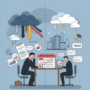 決算期限後申告が会社の信用に与える影響と挽回法