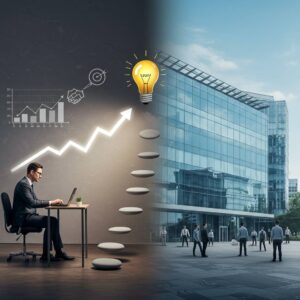 一人起業から大企業へ！成功企業に共通する設立時の選択