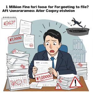 届出忘れで100万円の罰金！？会社設立後の落とし穴と対策