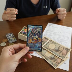 レアカードが当たった！トレカ副業の臨時収入と申告の関係