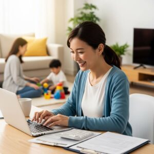 税理士事務所の在宅ワーク事情！子どもがいてもバリバリ働ける理由とは？