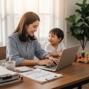 ワーママの救世主！税理士事務所の在宅ワークで子どもとの時間を大切にする生き方