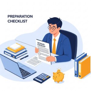 決算申告の相談前にチェック！税理士費用を抑える事前準備シート